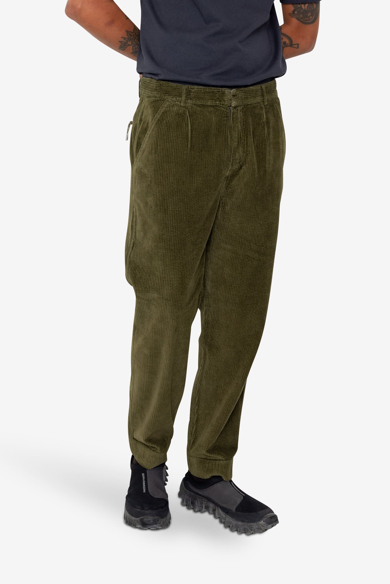 Signal Pant - Olive Chunky Cord