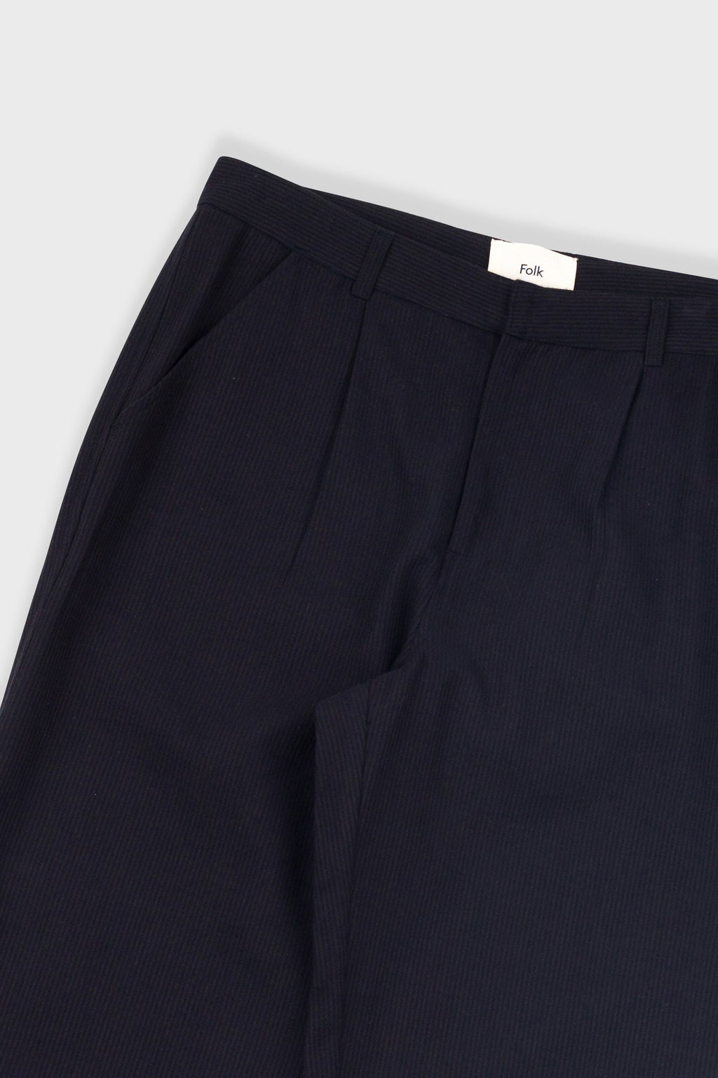 Signal Pant - Soft Black Brushed Stripe