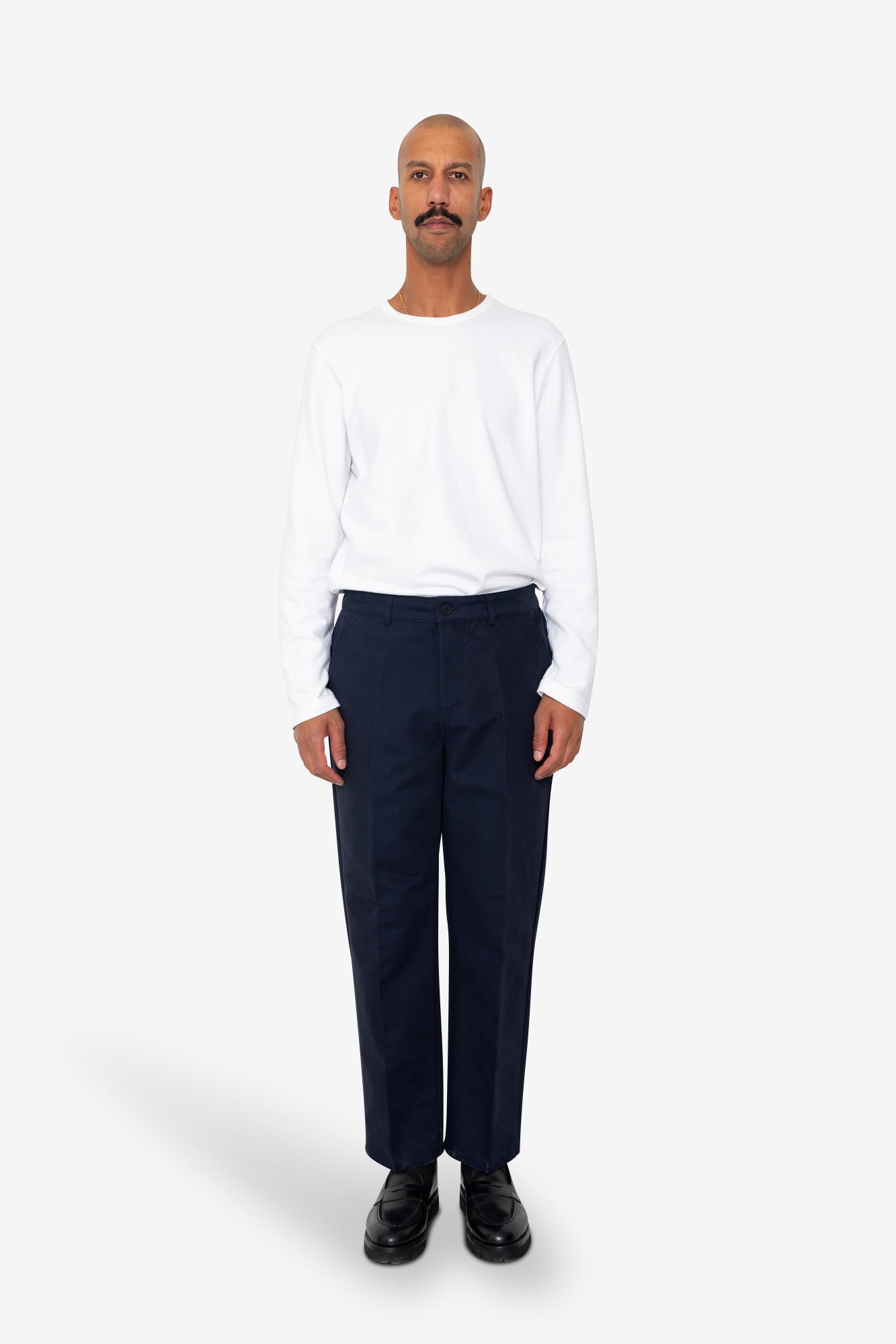 Slim Leg Pant - Navy