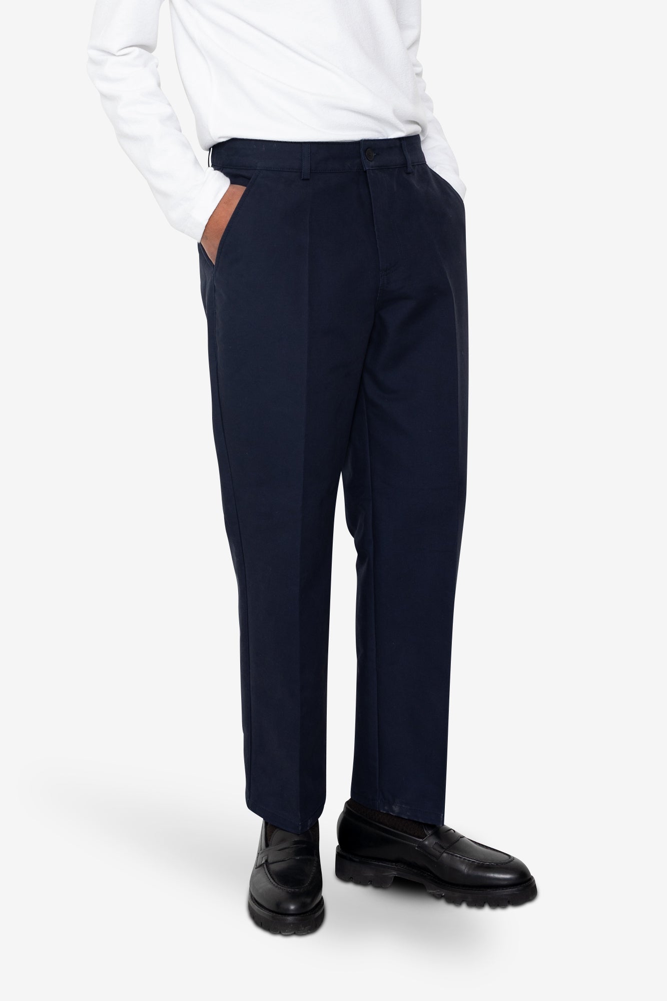 Slim Leg Pant - Navy
