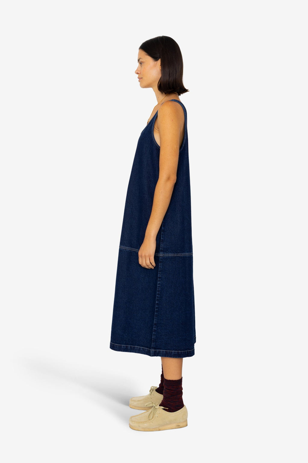 Slip Dress - Indigo Denim