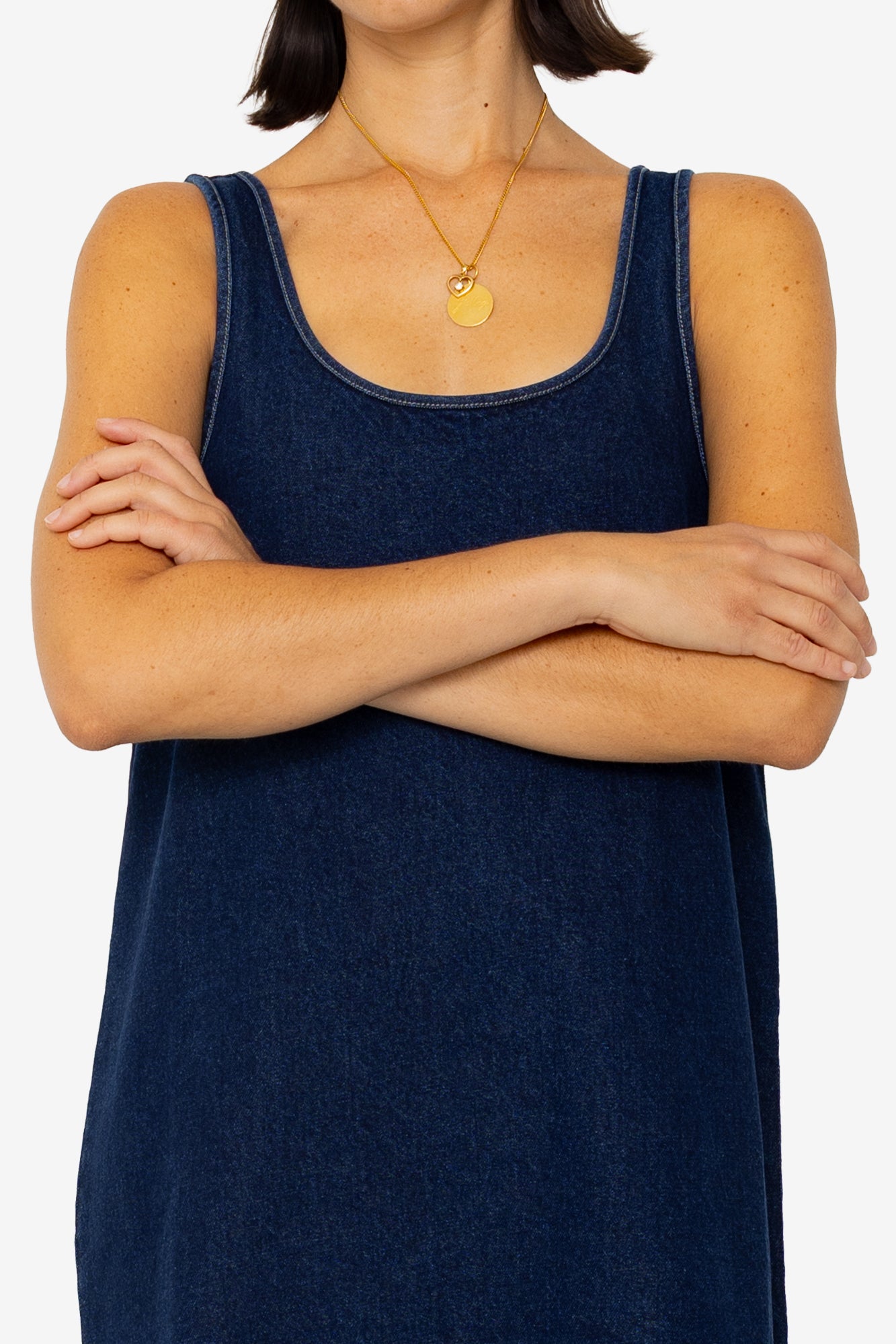 Slip Dress - Indigo Denim