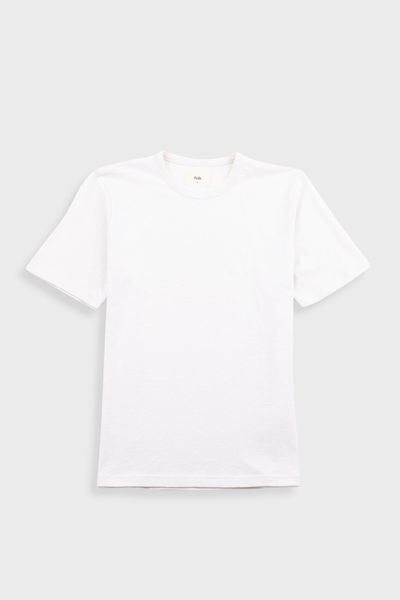 Slub Embroidered T-Shirt - Off White