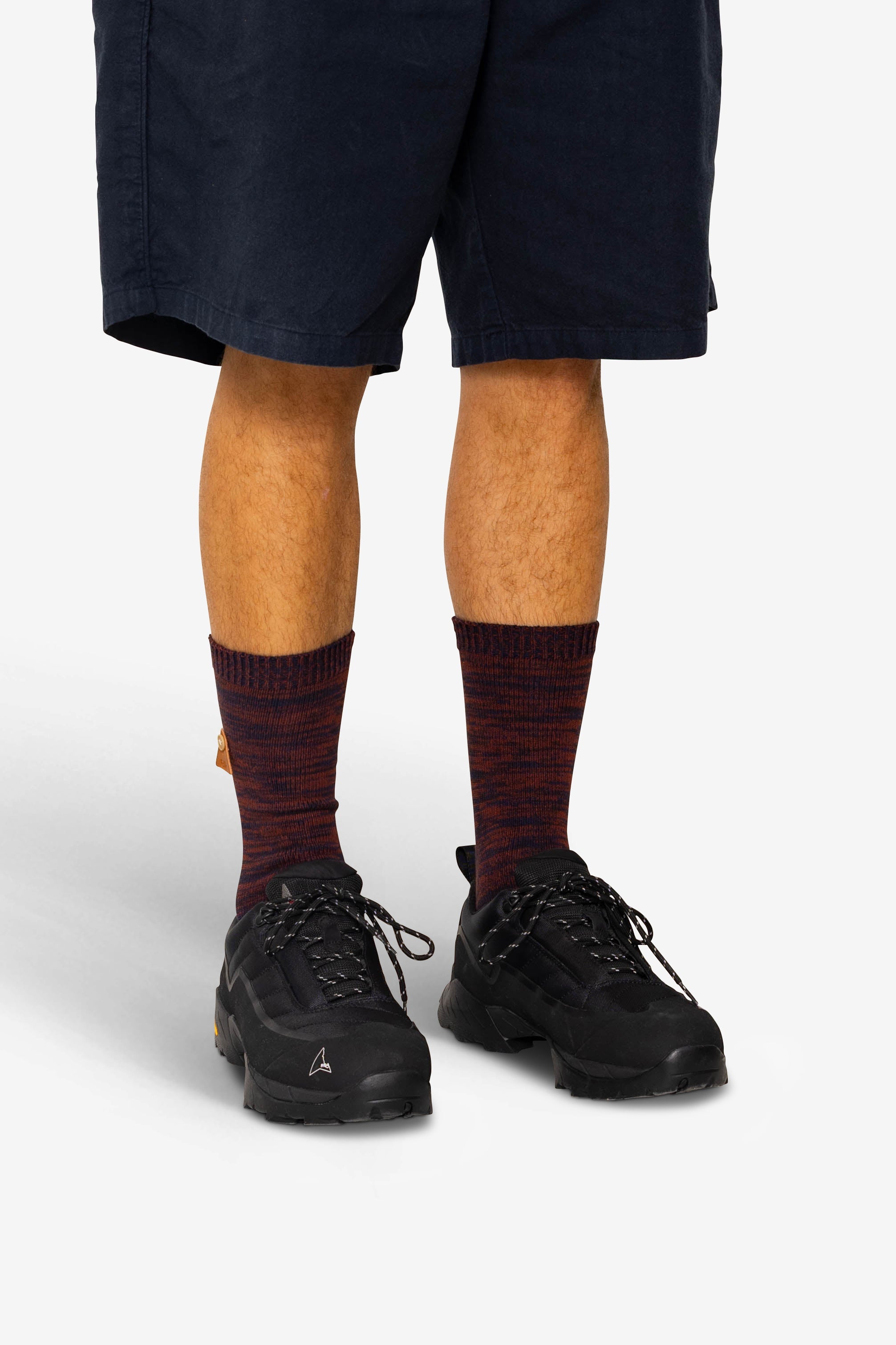 Melange Socks - Navy Espresso Mix