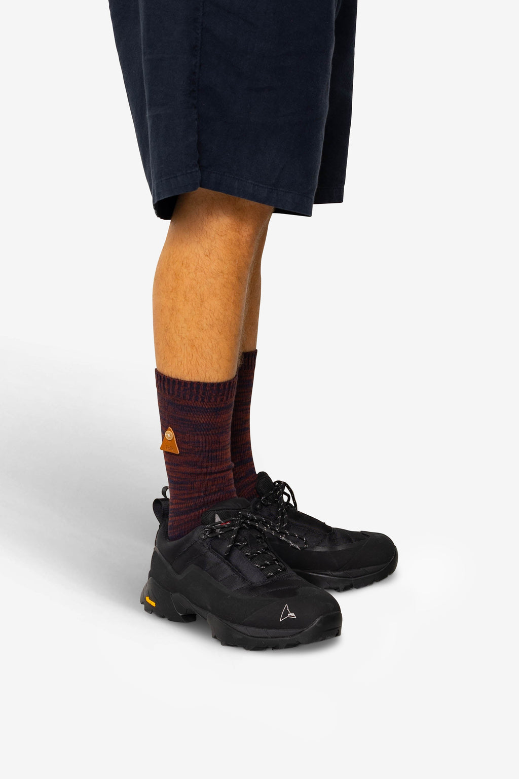 Melange Socks - Navy Espresso Mix