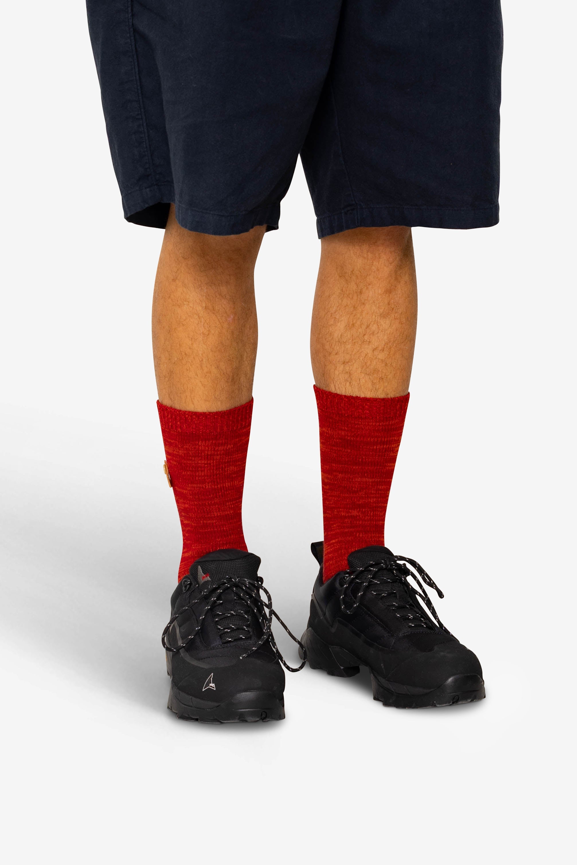Melange Socks - Crimson Mix