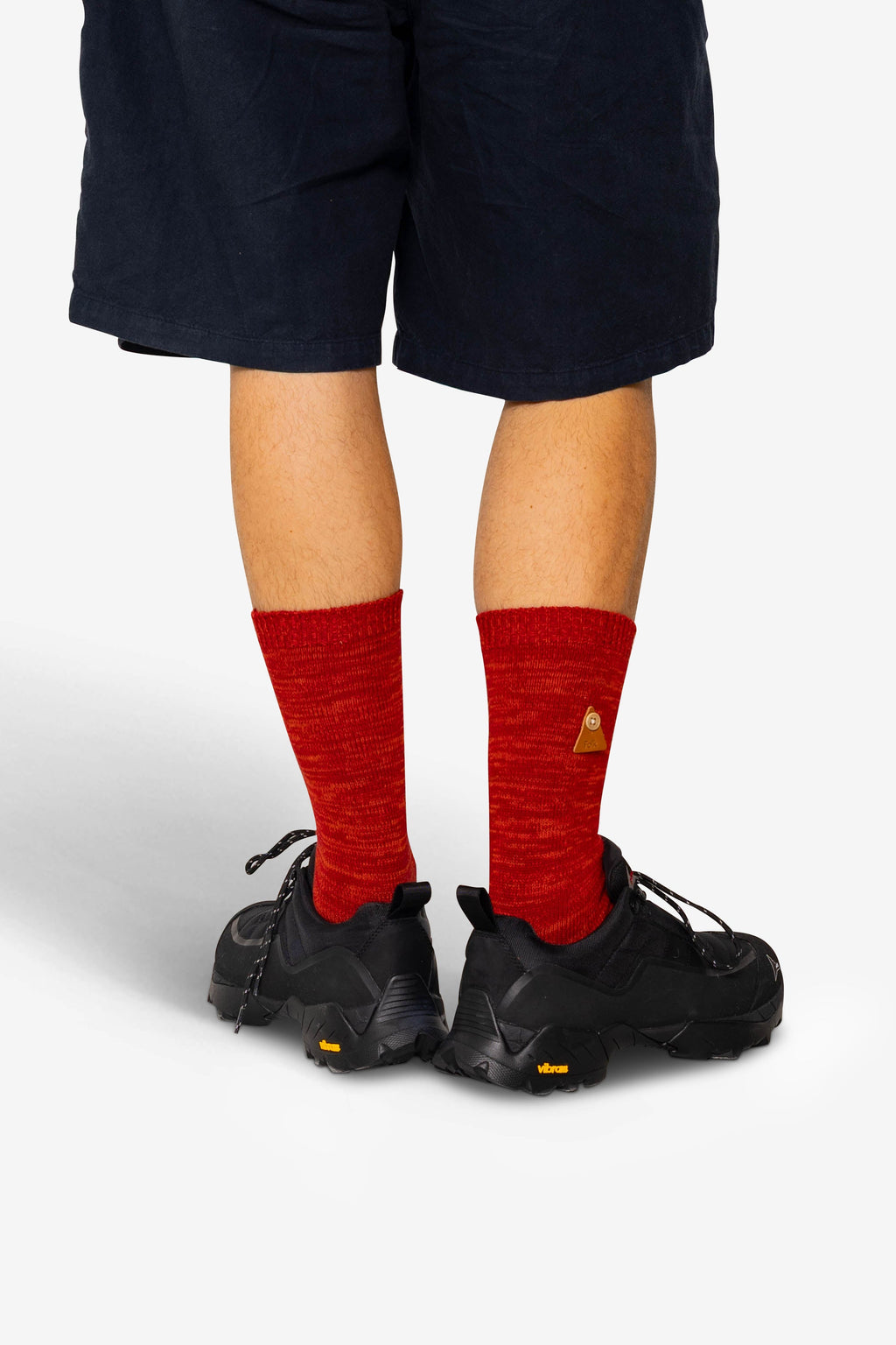Melange Socks - Crimson Mix