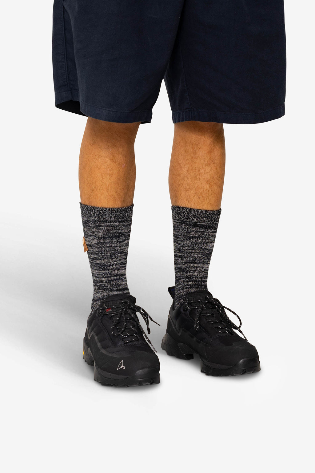 Melange Socks - Black Mix