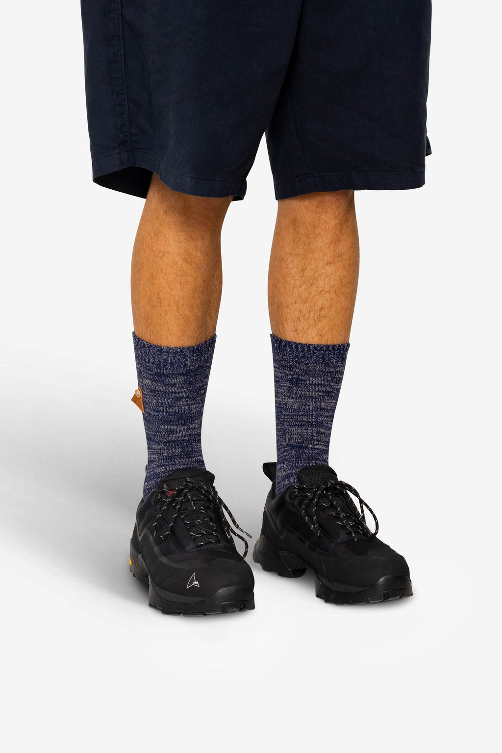 Melange Socks - Navy Mix