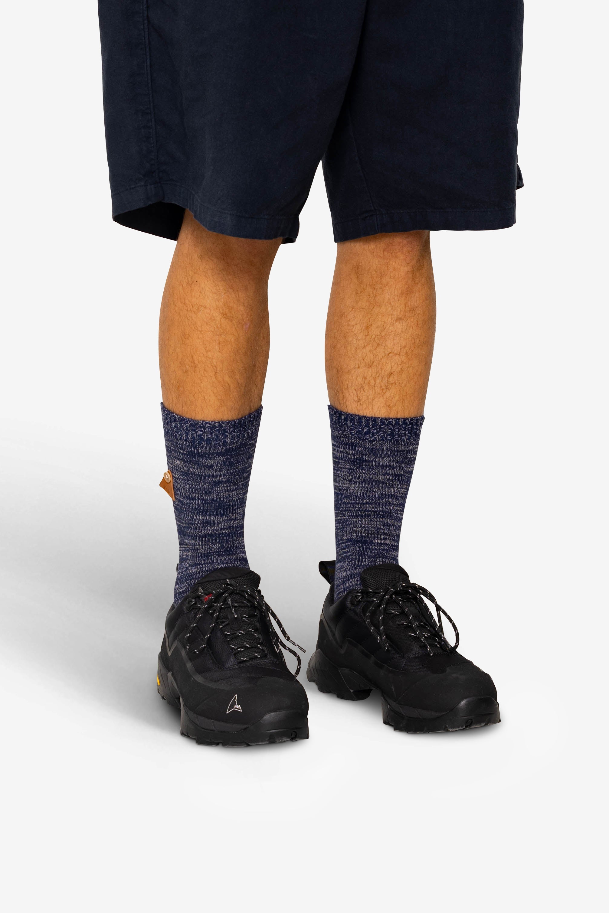 Melange Socks - Navy Mix