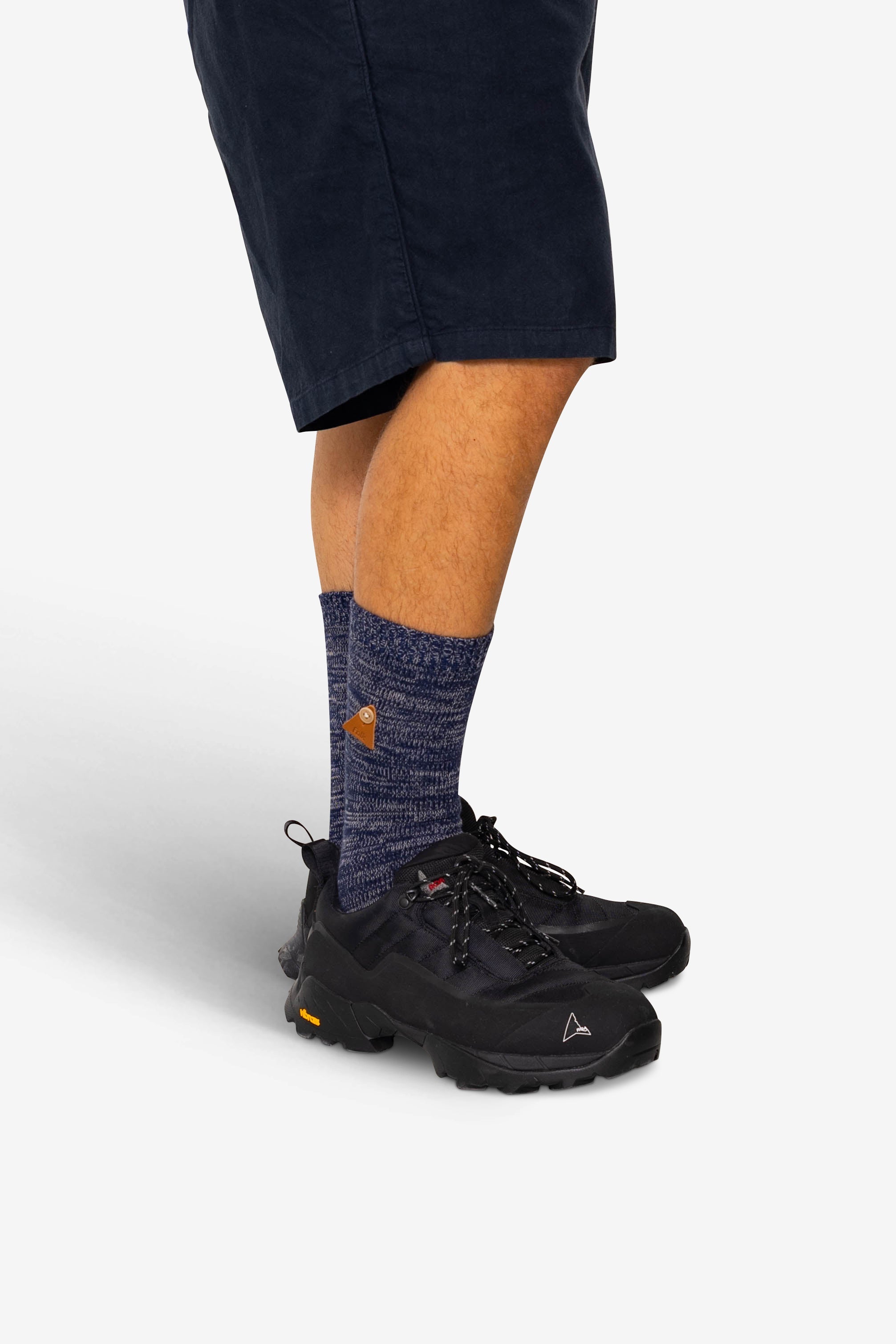Melange Socks - Navy Mix