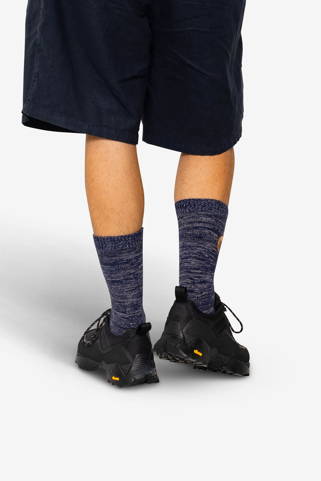 Melange Socks - Navy Mix