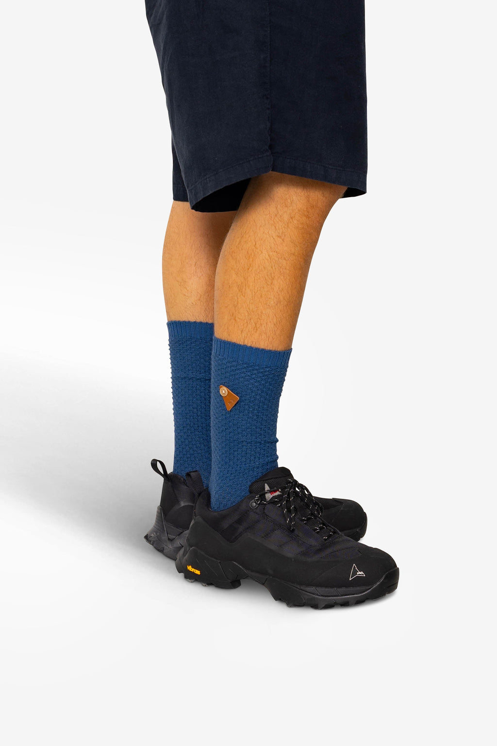 Waffle Socks - Indigo