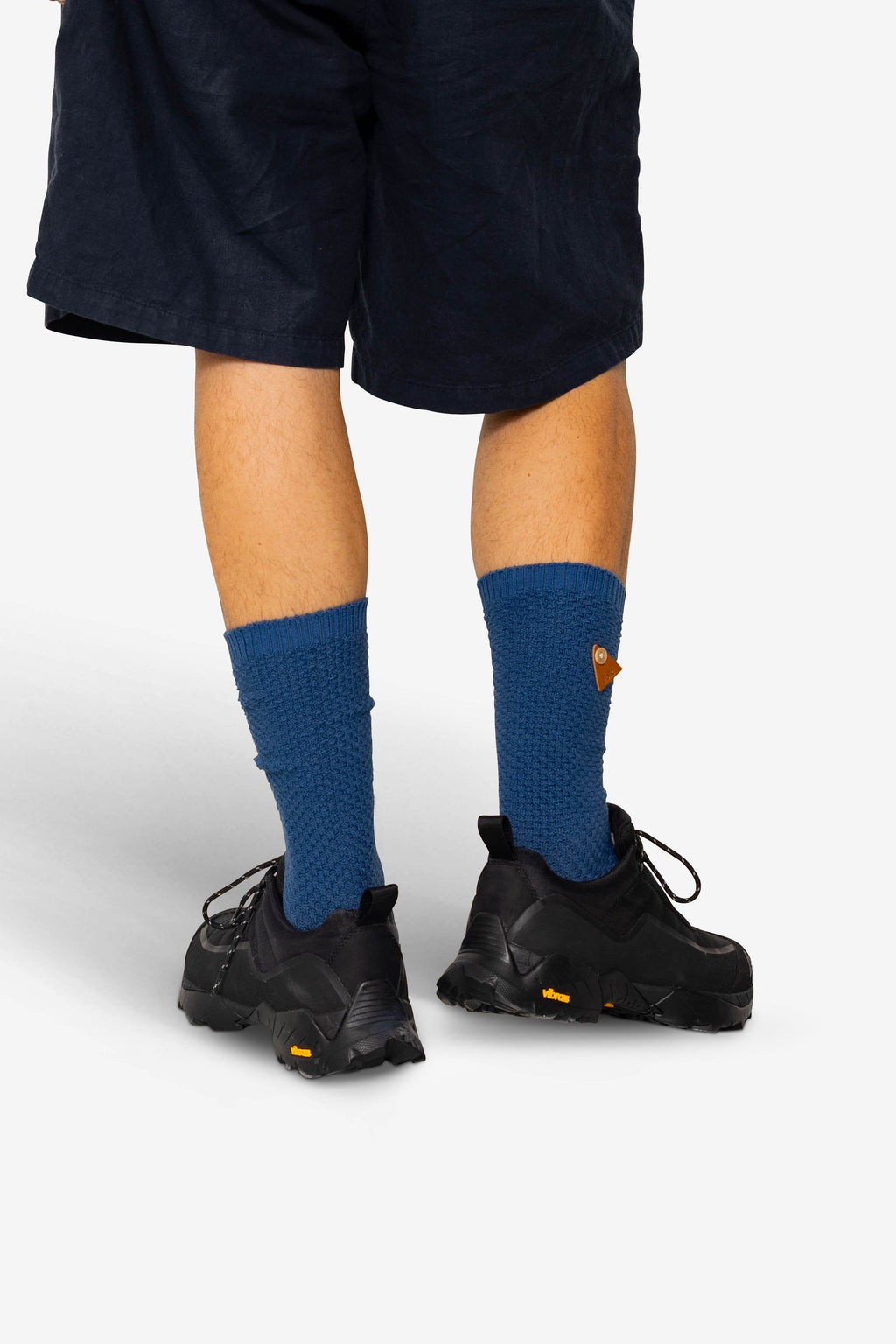 Waffle Socks - Indigo