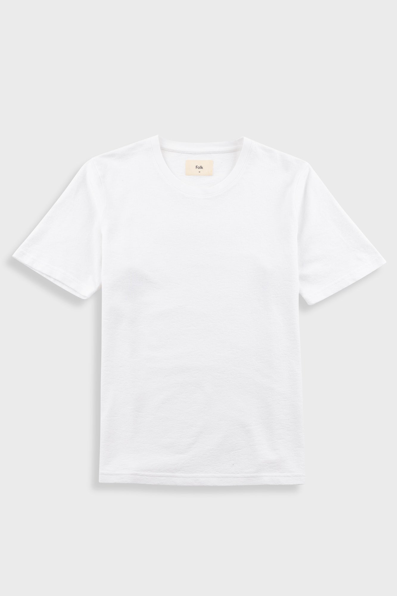 Short Sleeve Textured T-Shirt - White