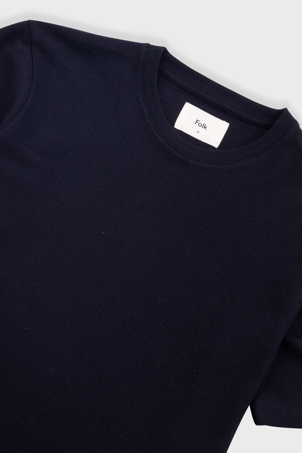 Short Sleeve Textured T-Shirt - Black