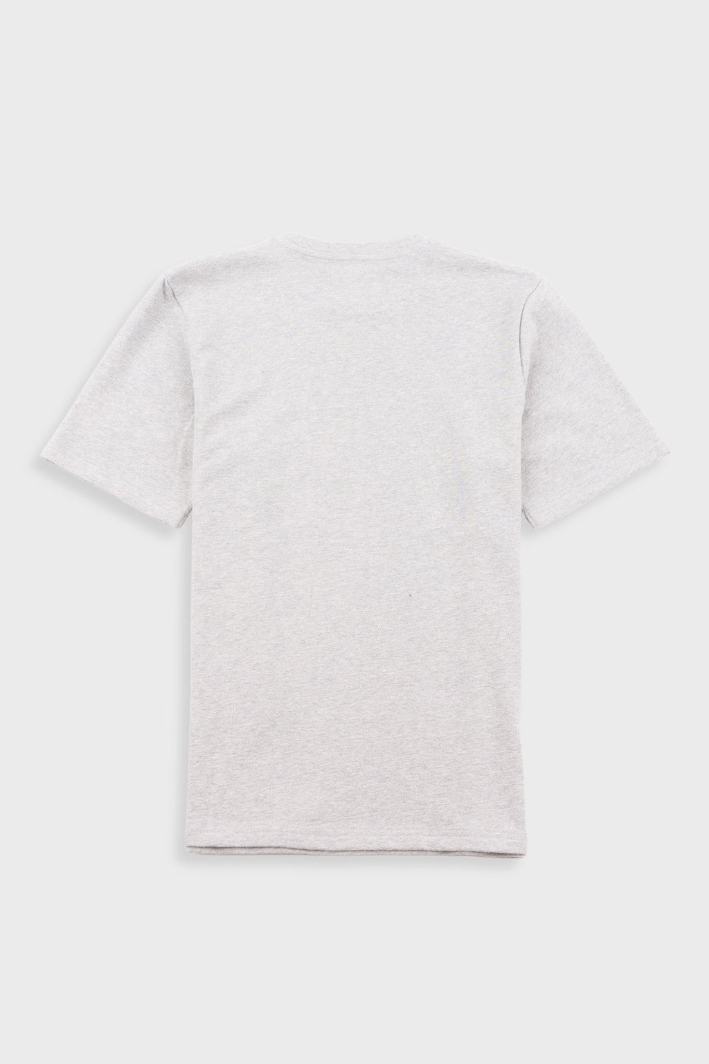 Short Sleeve Textured T-Shirt - Light Grey Melange