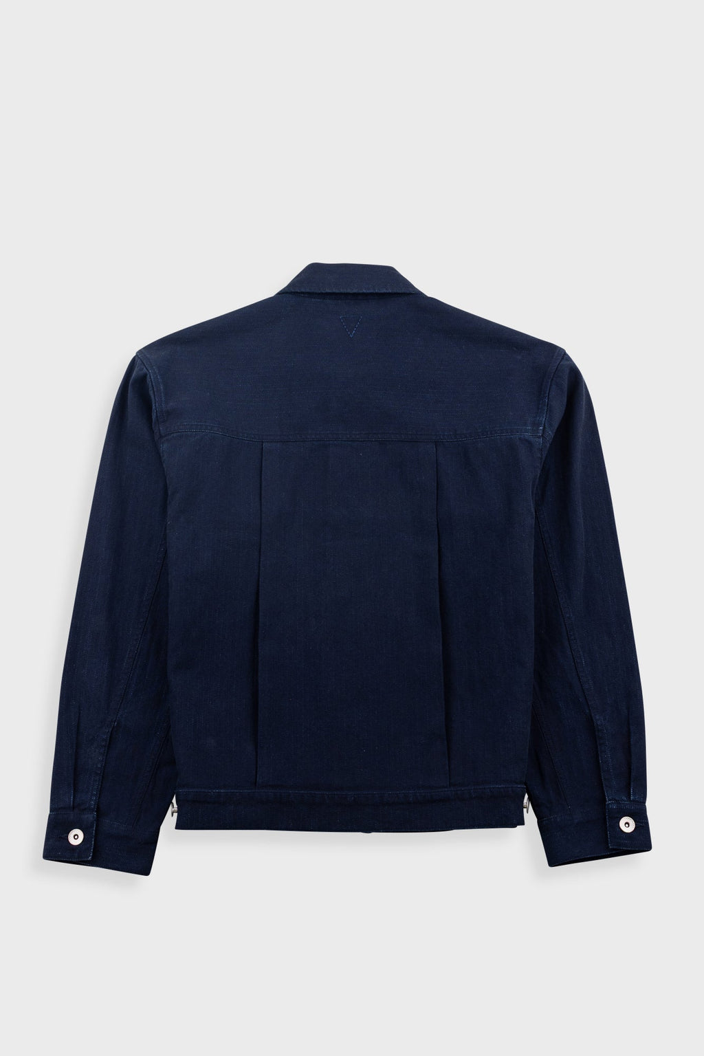 Trucker Jacket - Deep Indigo Herringbone