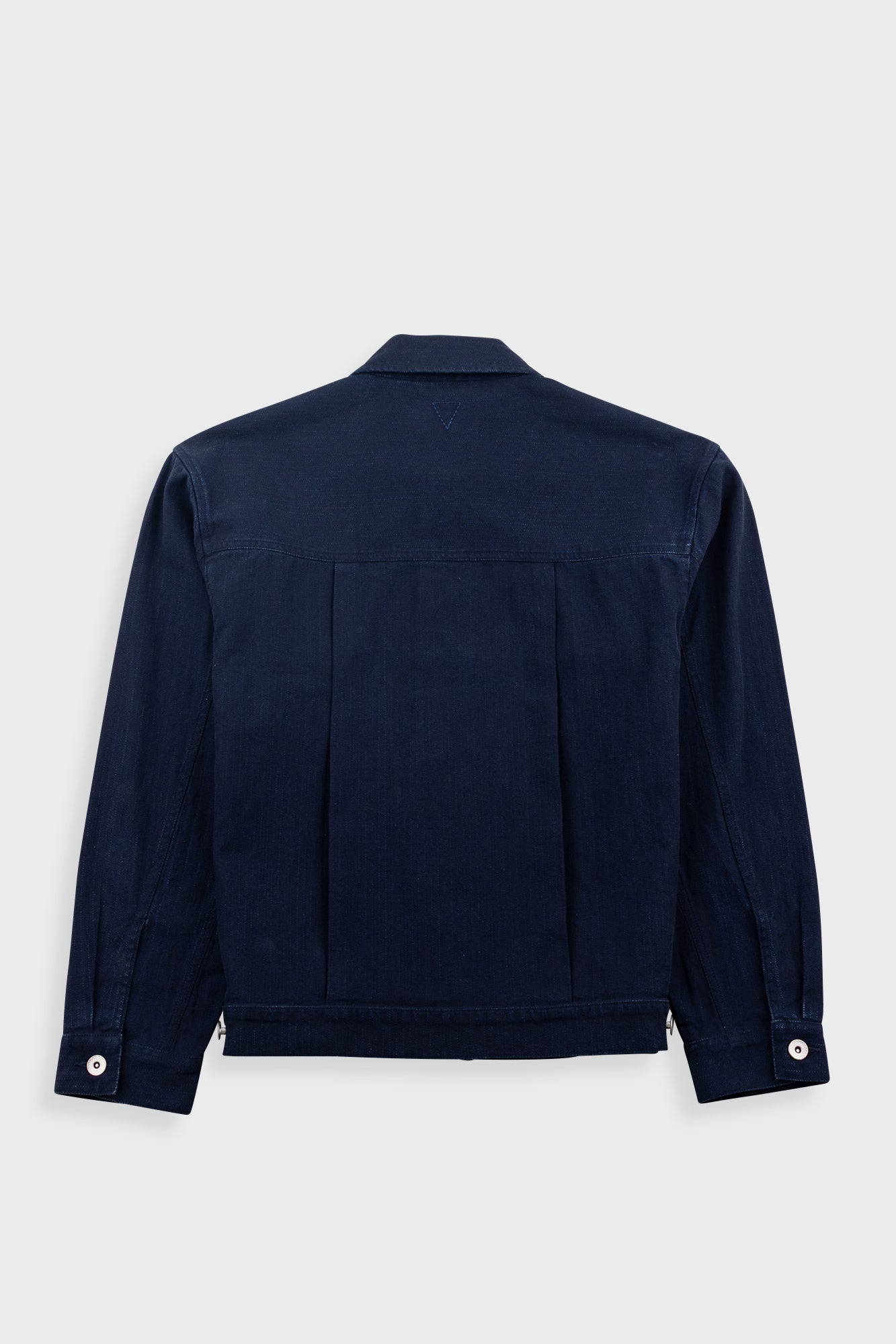 Trucker Jacket - Deep Indigo Herringbone