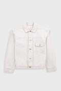 Trucker Jacket - Natural Linen Cotton Canvas