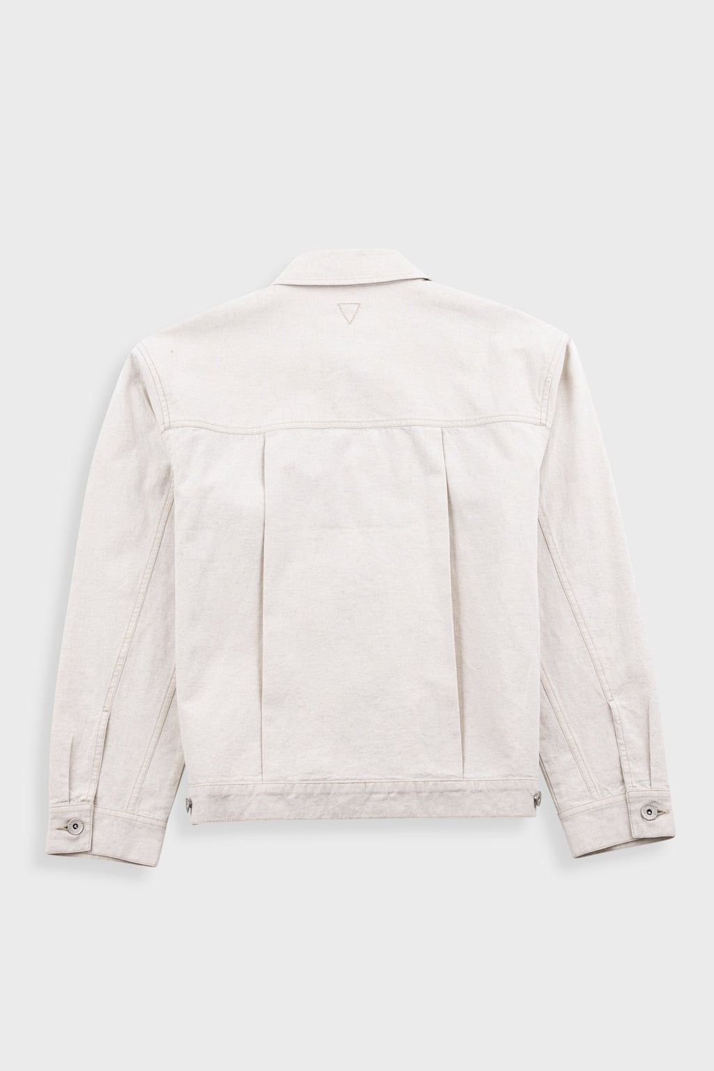 Trucker Jacket - Natural Linen Cotton Canvas