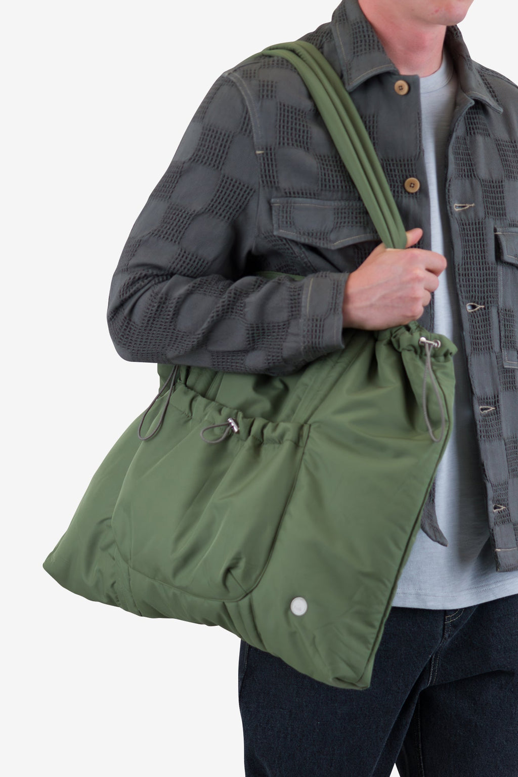 Wadded Tote Bag - Sage