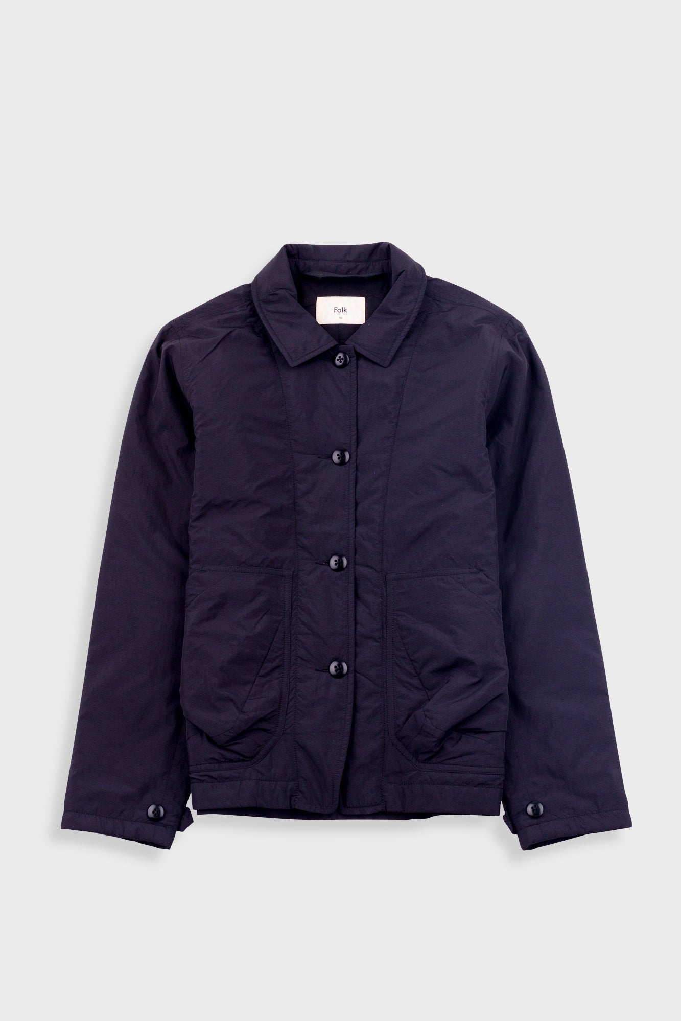 Wadded Prism Jacket - Black Nylon