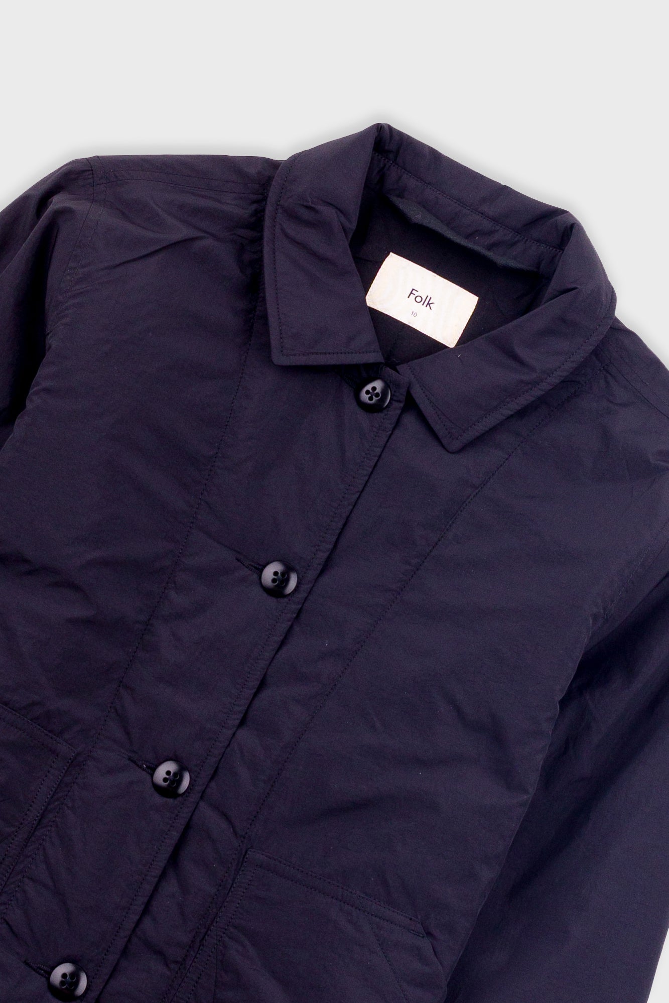 Wadded Prism Jacket - Black Nylon