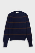 Waffle Crew - Navy Espresso Stripe