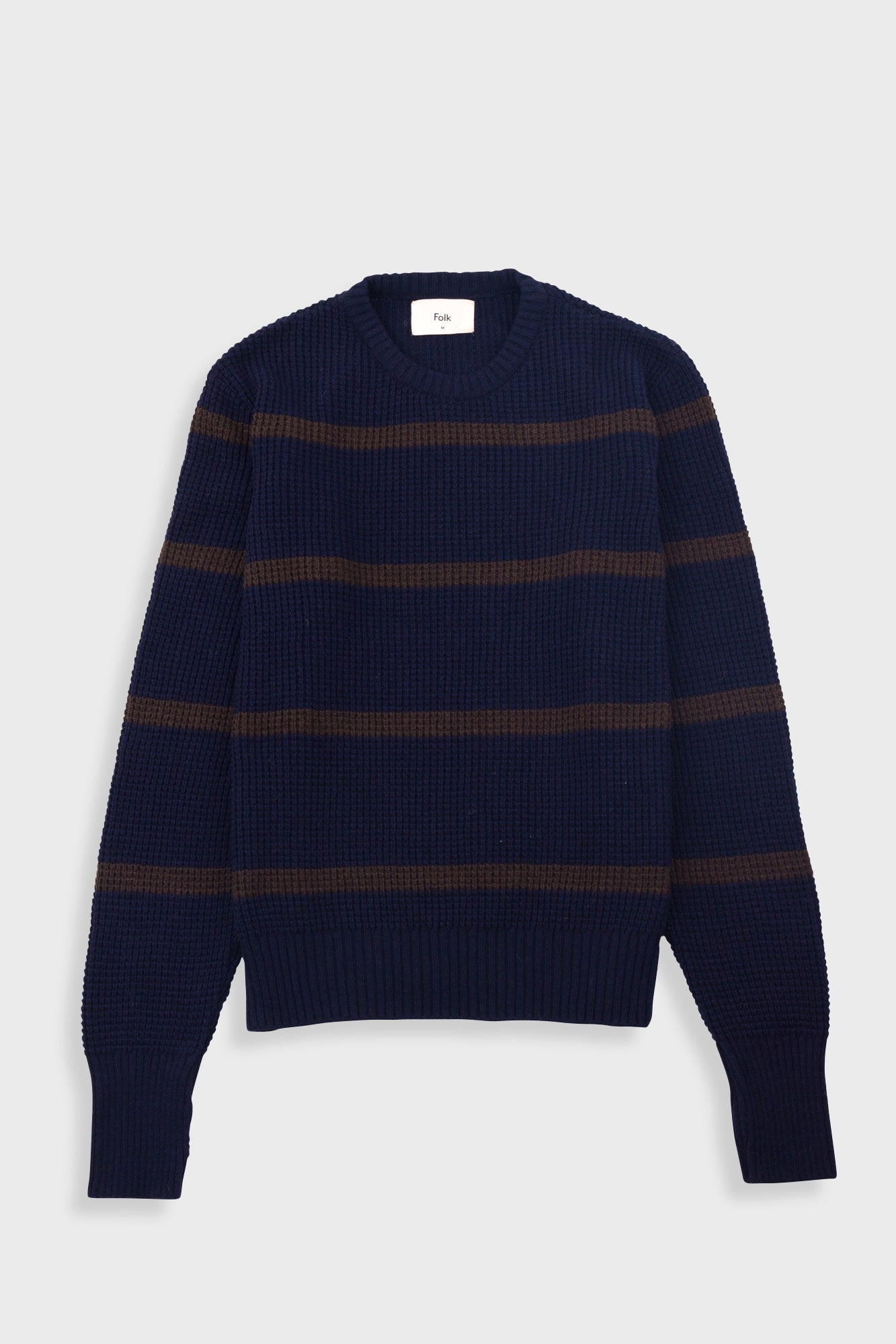 Waffle Crew - Navy Espresso Stripe