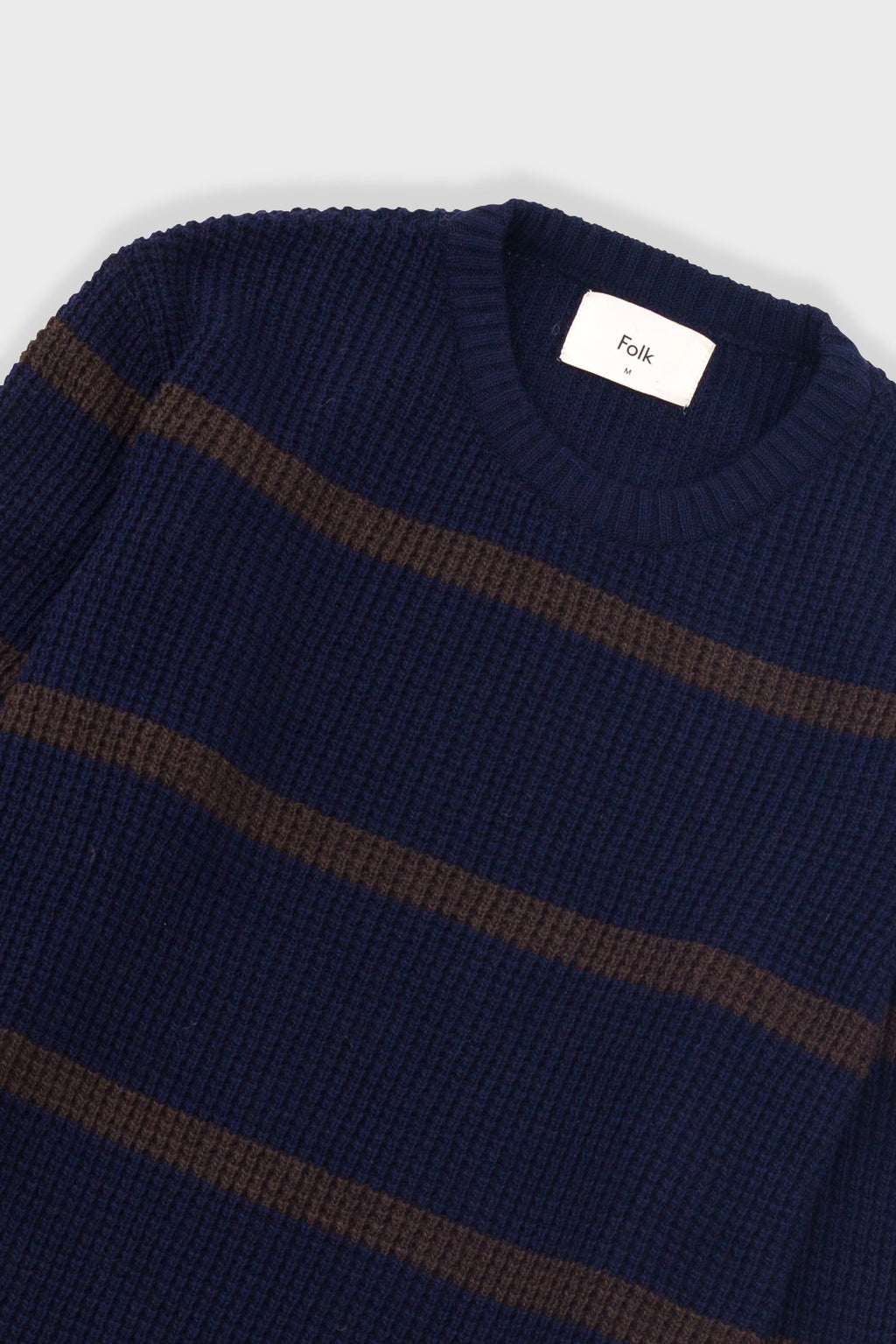 Waffle Crew - Navy Espresso Stripe