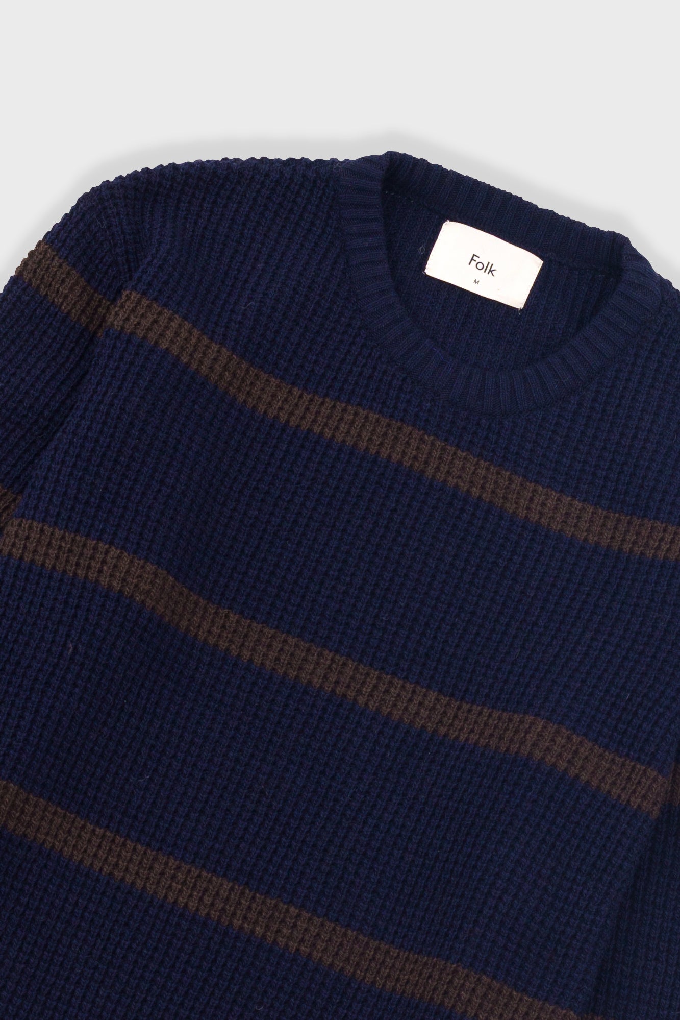 Waffle Crew - Navy Espresso Stripe