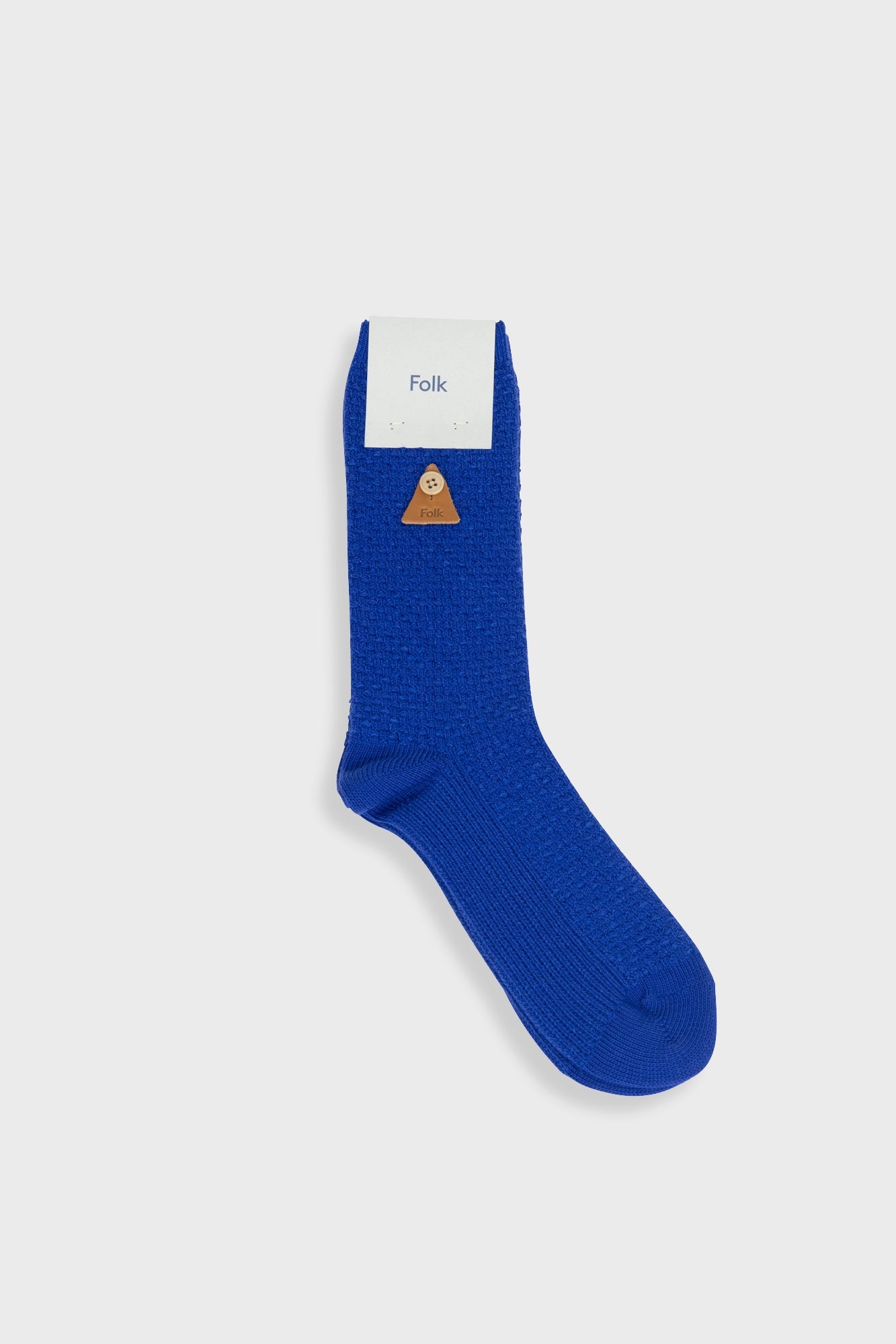Waffle Socks - Deep Blue