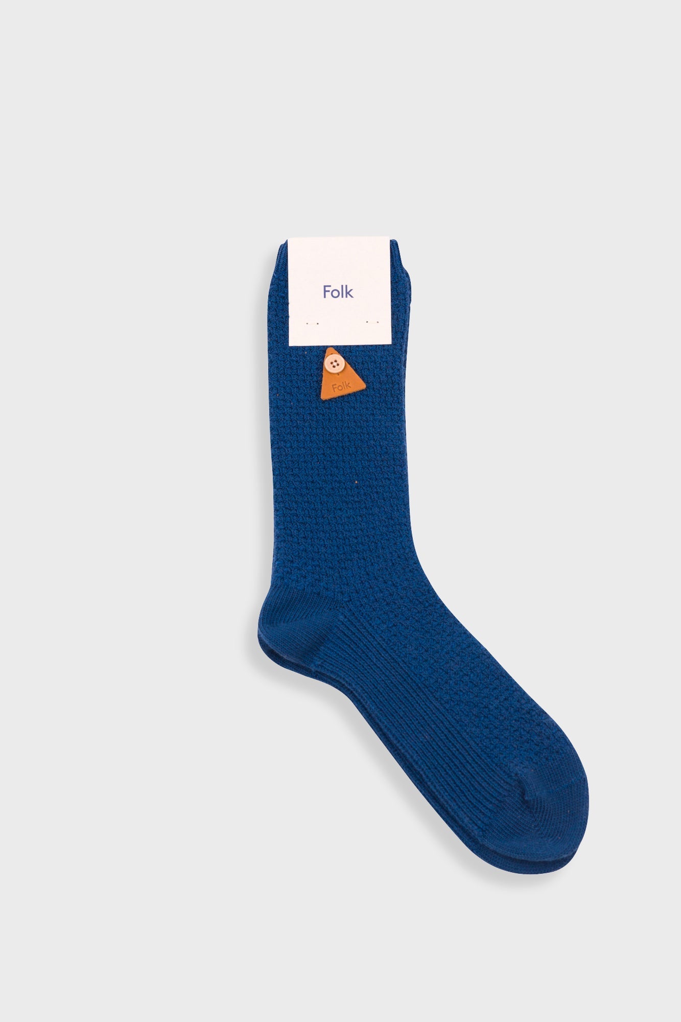 Waffle Socks - Indigo