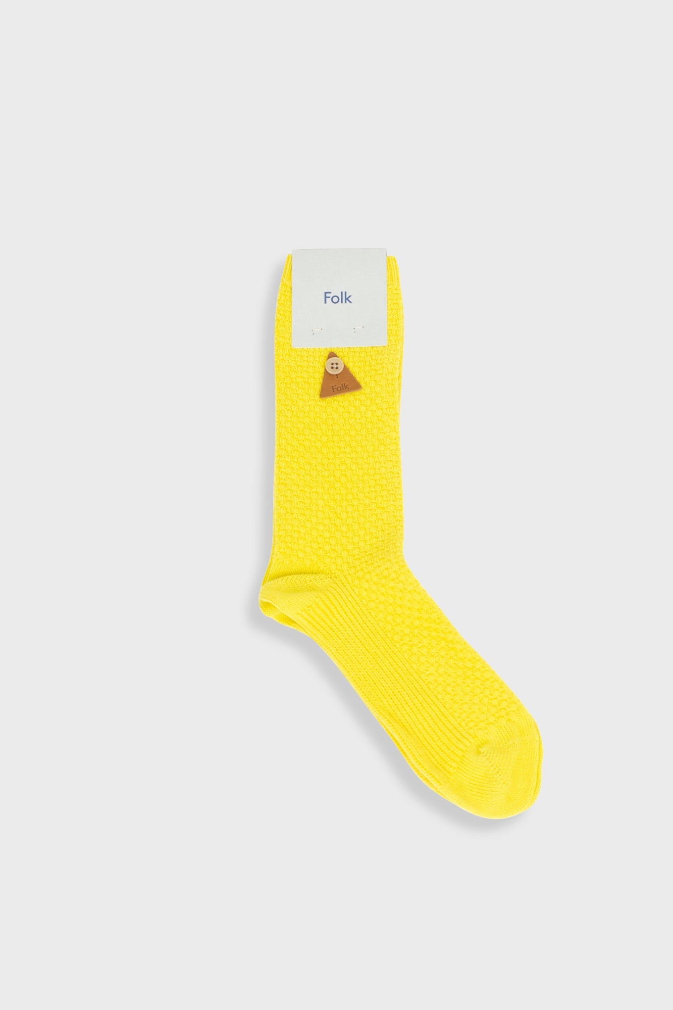 Waffle Socks - Yellow