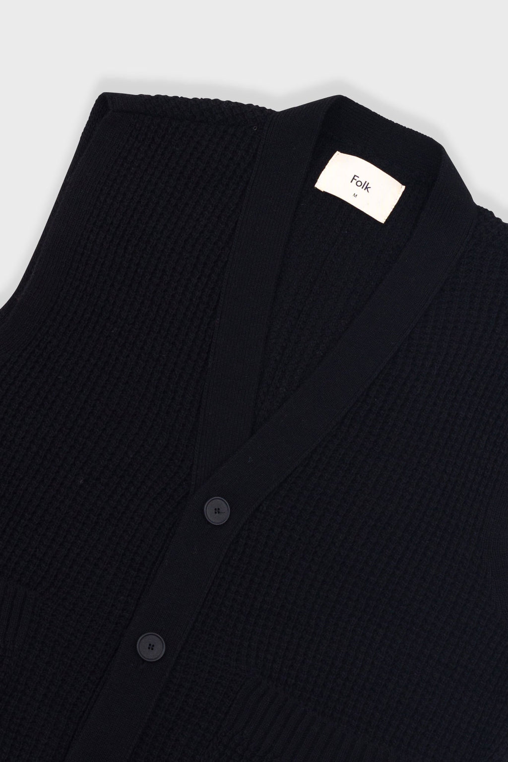 Waffle Vest - Black