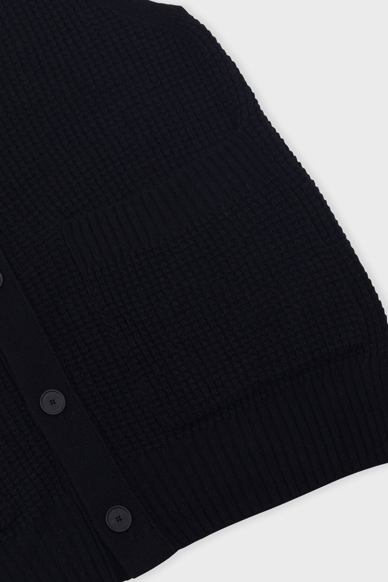 Waffle Vest - Black