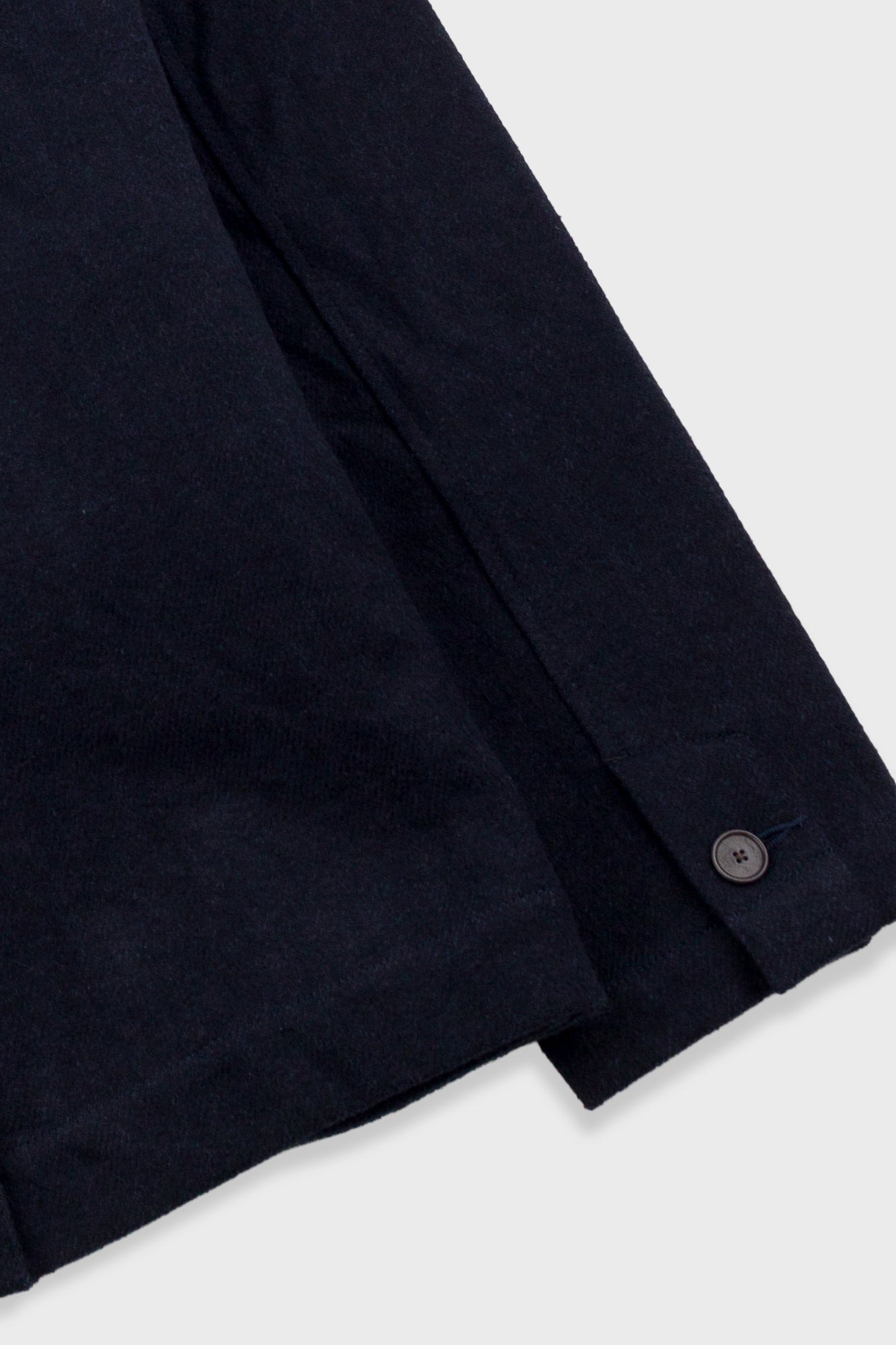 Wide Fit Blazer - Ash Navy Brushed Twill