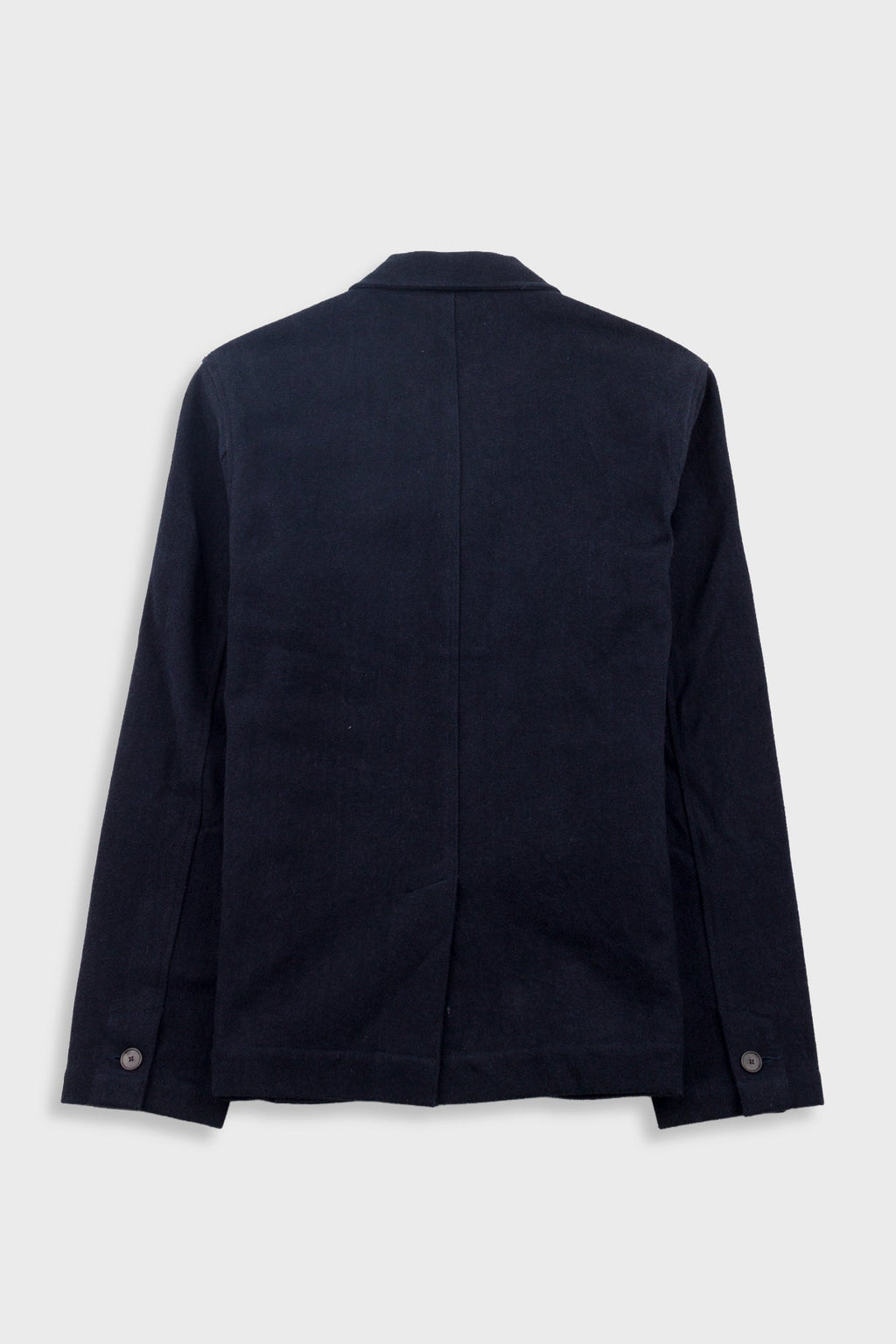 Wide Fit Blazer - Ash Navy Brushed Twill