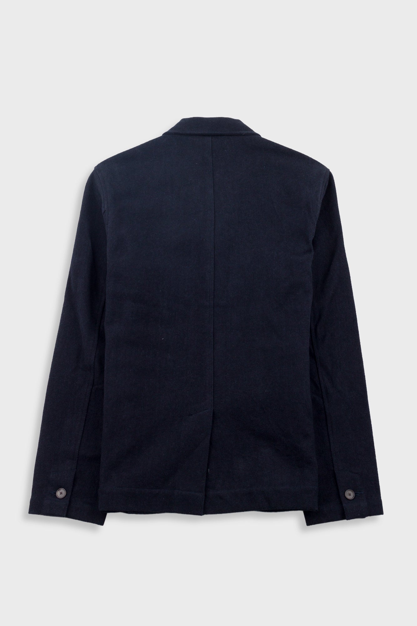Wide Fit Blazer - Ash Navy Brushed Twill