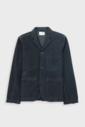 Wide Fit Blazer - Smoke Grey Cord