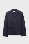 Wide Fit Blazer - Soft Black Topstitch