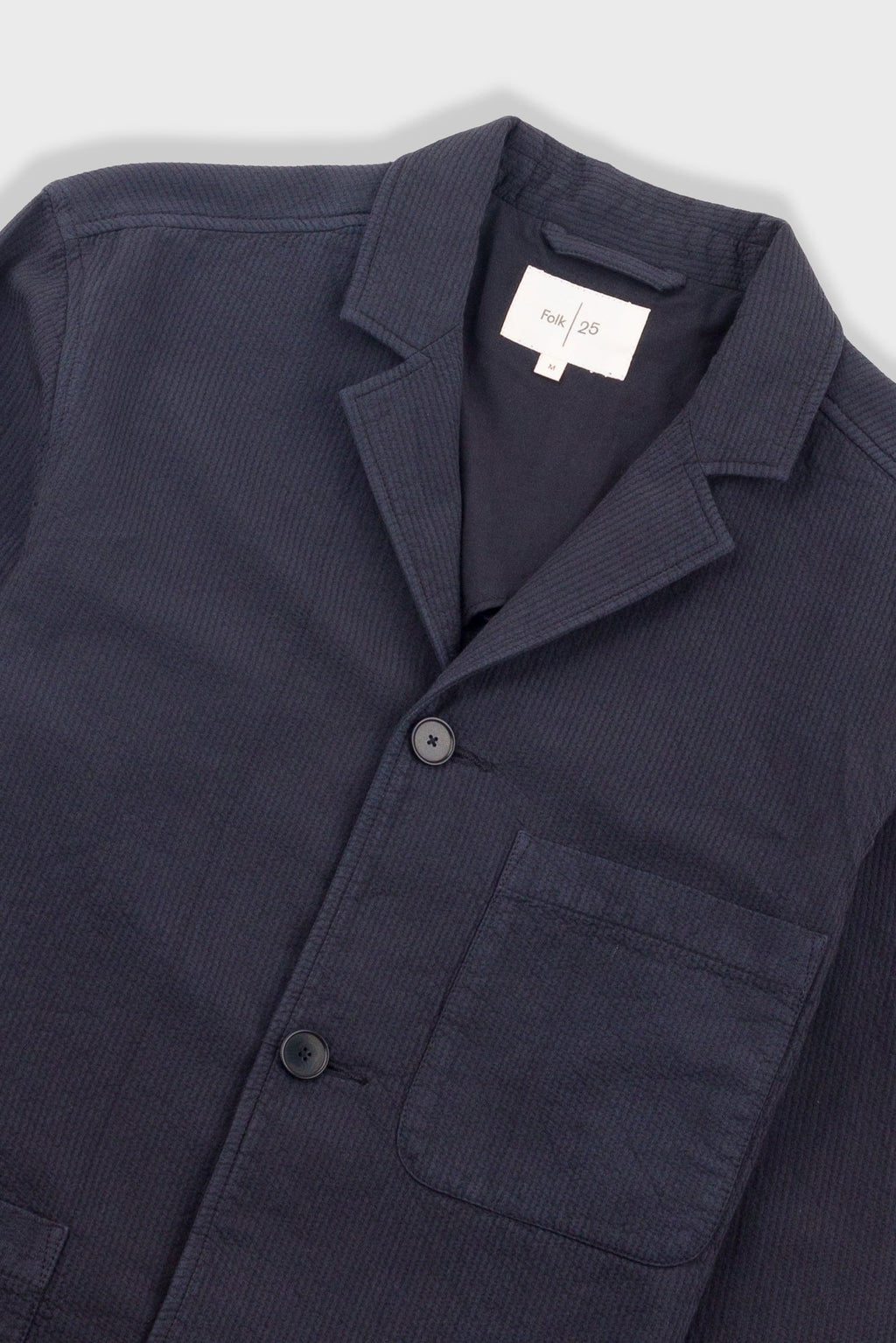 Wide Fit Blazer - Soft Black Topstitch