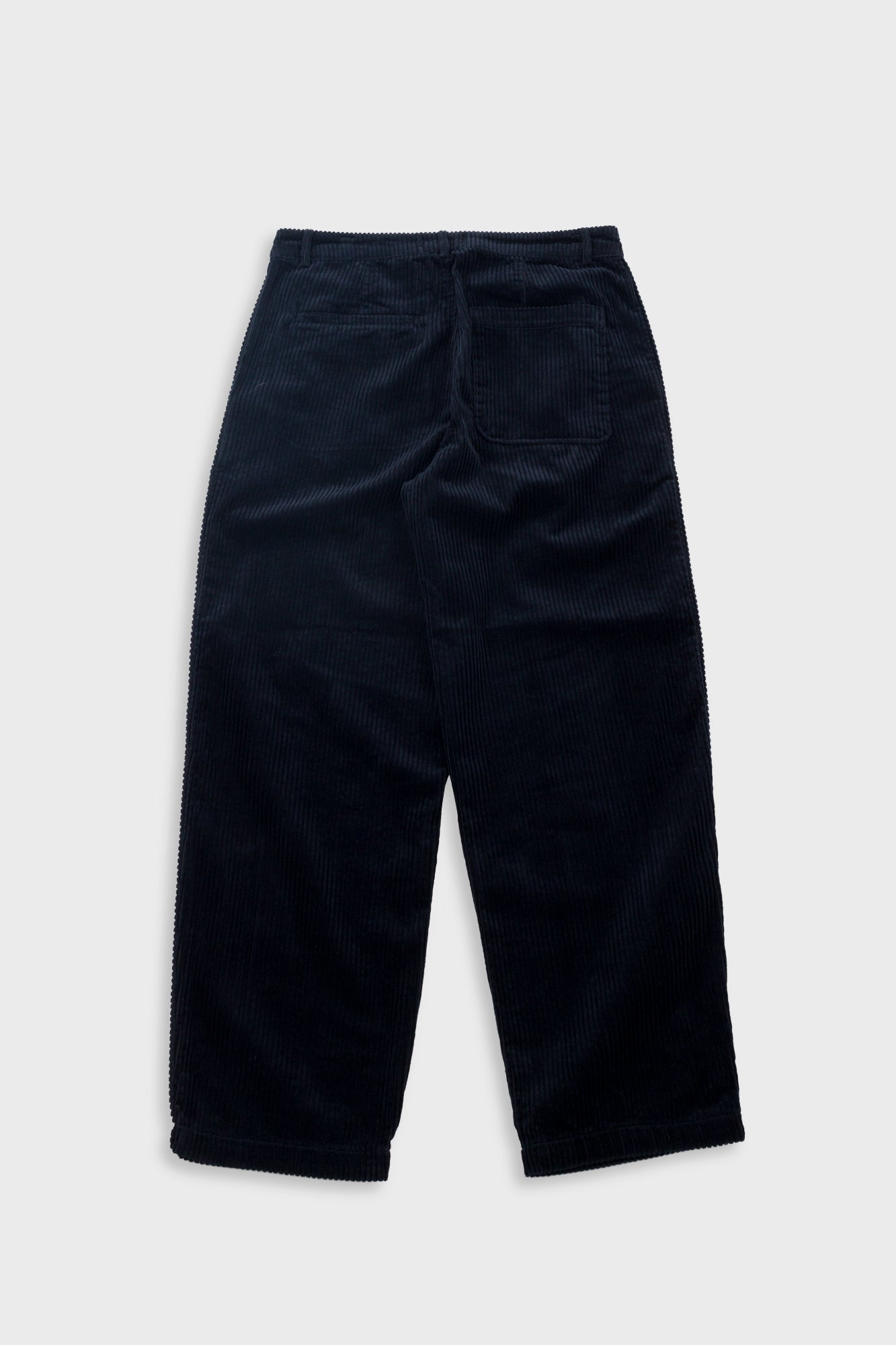 Wide Fit Trouser - Deep Navy Chunky Cord