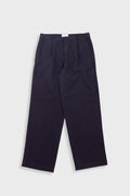 Wide Fit Trouser - Soft Black Topstitch