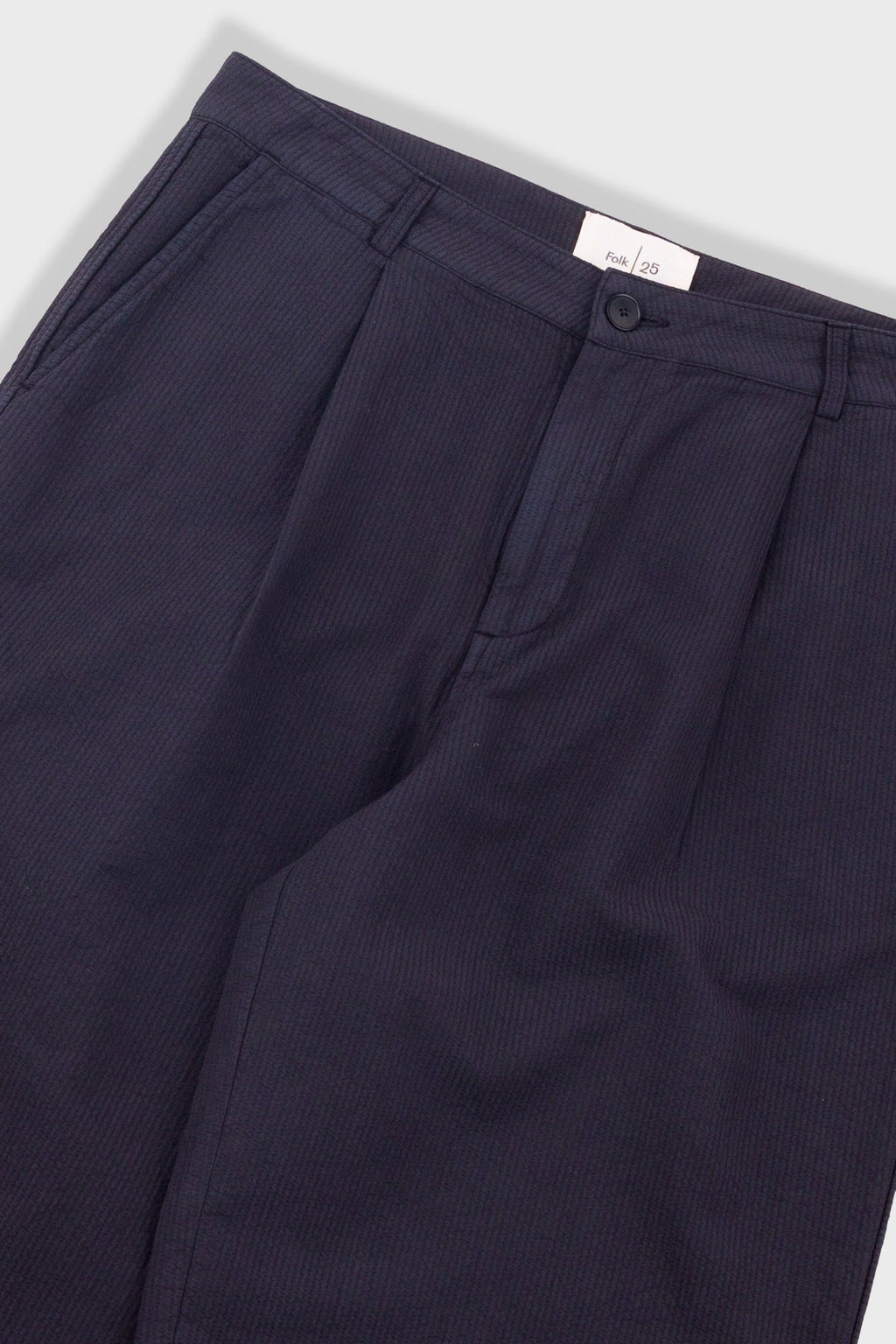 Wide Fit Trouser - Soft Black Topstitch