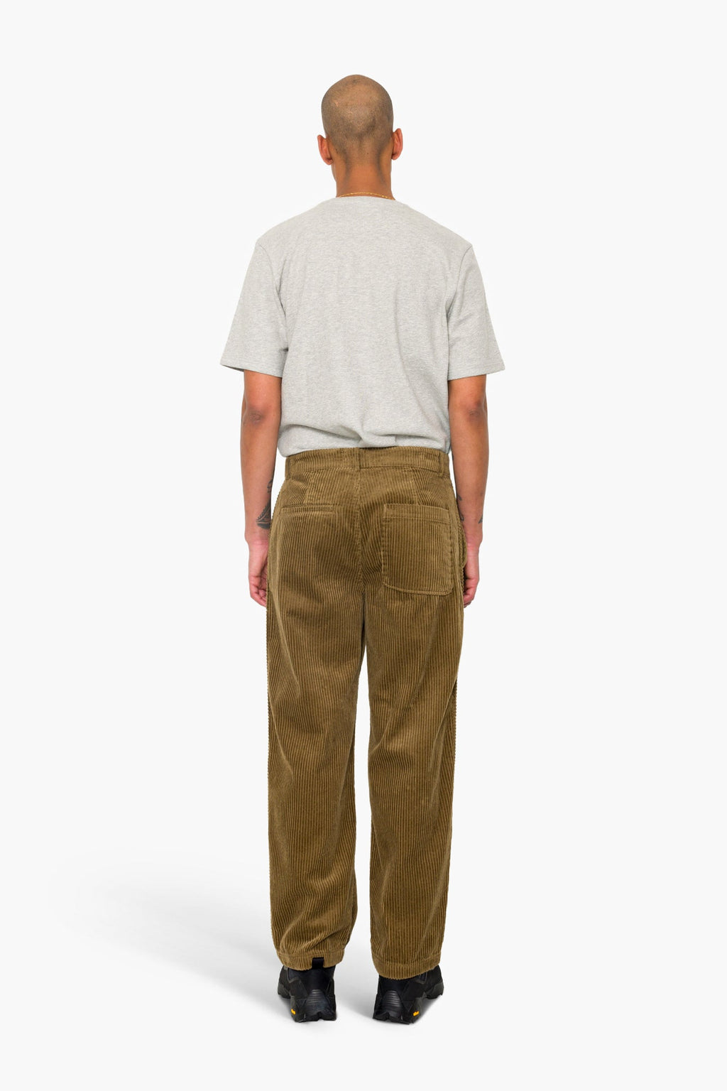 Wide Fit Trouser - Soft Brown Chunky Cord