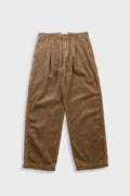 Wide Fit Trouser - Soft Brown Chunky Cord