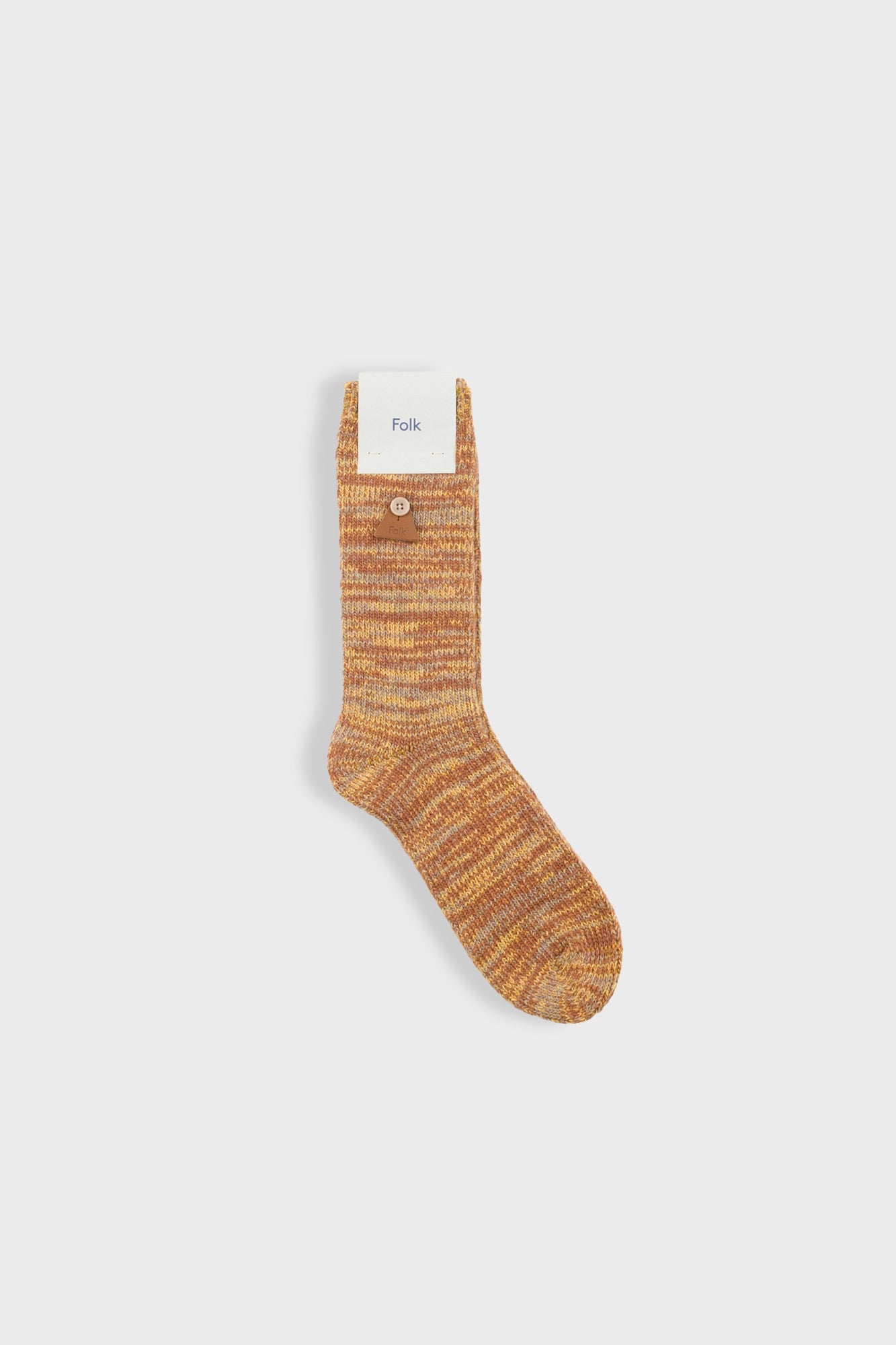 Wool Melange Socks - Dijon Mix