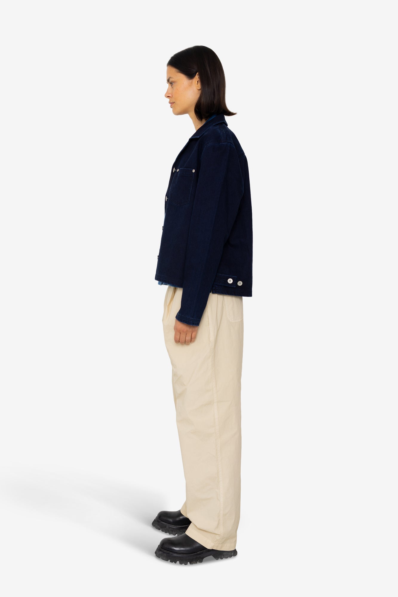 Worker Overshirt - Deep Indigo Slub